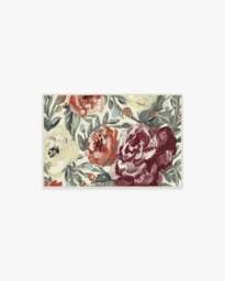 Camellia Currant Flatwoven Rug Red - 60x90 - Machine Washable Area Rug - Kid & Pet Friendly - Indoor Rugs - Ruggable - thumbnail 1