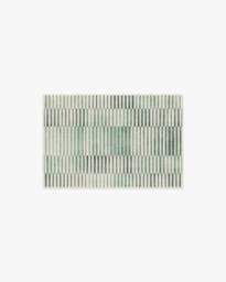Shadow Stripe Green Rug - 60x90 - Machine Washable Area Rug - Kid & Pet Friendly - Indoor Rugs - Ruggable - thumbnail 1