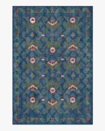 Avni Blue Multicolour Rug - 185x275 - Machine Washable Area Rug - Kid & Pet Friendly - Indoor Rugs - Ruggable - thumbnail 1