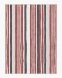 Naia Red Rug - 275x365 - Machine Washable Area Rug - Kid & Pet Friendly - Indoor Rugs - Ruggable - thumbnail 1