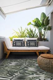 Filifera Palm Green Outdoor Rug - 275x365 - Machine Washable Area Rug - Kid & Pet Friendly - Indoor Rugs - Ruggable - thumbnail 2