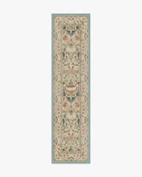 Lodden Soft Rose & Teal Rug by Morris & Co. - 120x185 - Machine Washable Area Rug - Kid & Pet Friendly - Indoor Rugs - Ruggable - thumbnail 2
