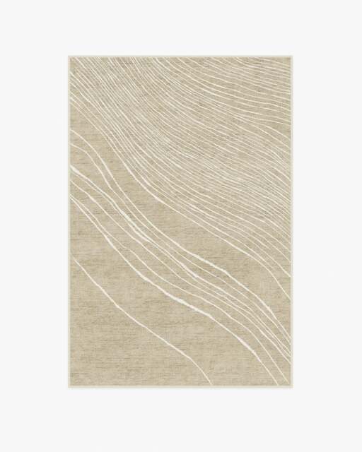 Dune Stone & Ivory Flatwoven Rug by The Local Project - 120x185 - Machine Washable Area Rug - Kid & Pet Friendly - Indoor Rugs - Ruggable - image 1