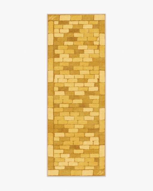 Yellow Brick Road Rug by Wicked - 75x215 - Machine Washable Area Rug - Kid & Pet Friendly - Indoor Rugs - Ruggable