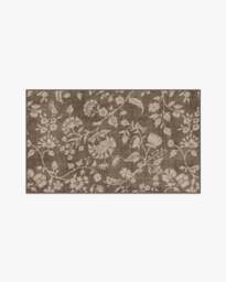 Brenna Brown & Taupe Rug - 60x90 - Machine Washable Area Rug - Kid & Pet Friendly - Indoor Rugs - Ruggable - thumbnail 2