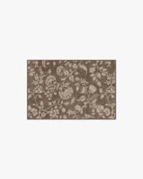 Brenna Brown & Taupe Rug - 60x90 - Machine Washable Area Rug - Kid & Pet Friendly - Indoor Rugs - Ruggable - thumbnail 1