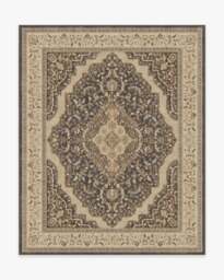 Adeline Dark Wood Flatwoven Rug Brown - 245x305 - Machine Washable Area Rug - Kid & Pet Friendly - Indoor Rugs - Ruggable