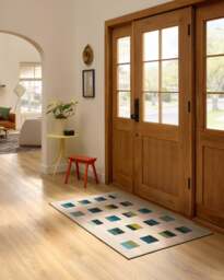 Pezzo Teal Flatwoven Rug - 245x305 - Machine Washable Area Rug - Kid & Pet Friendly - Indoor Rugs - Ruggable - thumbnail 2
