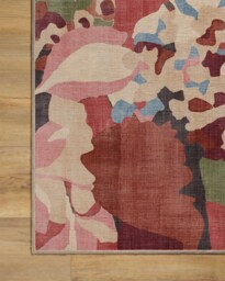 Maeve Flatwoven Rug Pink - 90x150 - Machine Washable Area Rug - Kid & Pet Friendly - Indoor Rugs - Ruggable - thumbnail 4