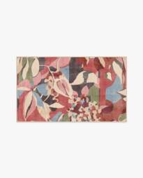 Maeve Flatwoven Rug Pink - 90x150 - Machine Washable Area Rug - Kid & Pet Friendly - Indoor Rugs - Ruggable