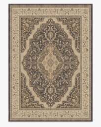 Adeline Dark Wood Rug Brown - 305x425 - Machine Washable Area Rug - Kid & Pet Friendly - Indoor Rugs - Ruggable - thumbnail 1