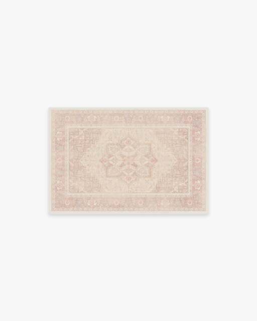 Kamran Soft Pink Rug - 60x90 - Machine Washable Area Rug - Kid & Pet Friendly - Indoor Rugs - Ruggable - image 1
