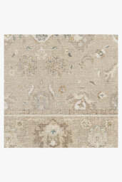 Odette Ivory Pearl Rug - 245 Round - Machine Washable Area Rug - Kid & Pet Friendly - Indoor Rugs - Ruggable - thumbnail 3