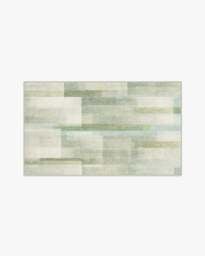 Solar Drift Silver Green Rug - 245x305 - Machine Washable Area Rug - Kid & Pet Friendly - Indoor Rugs - Ruggable - thumbnail 2