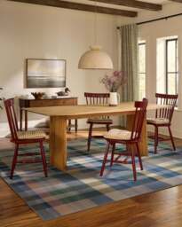 Linnea Slate Blue Multicolour Rug - 60x90 - Machine Washable Area Rug - Kid & Pet Friendly - Indoor Rugs - Ruggable - thumbnail 2