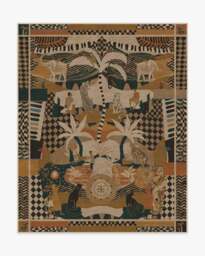La Joie Natural Multicolour Rug by Architectural Digest - 245x305 - Machine Washable Area Rug - Kid & Pet Friendly - Indoor Rugs - Ruggable