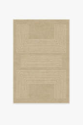 Valencia Natural Rug - 120x185 - Machine Washable Area Rug - Kid & Pet Friendly - Indoor Rugs - Ruggable - thumbnail 1