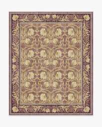 Pimpernel Mauve Rug by Morris & Co. - 75x215 - Machine Washable Area Rug - Kid & Pet Friendly - Indoor Rugs - Ruggable - thumbnail 2