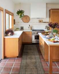 Rowan Stone & Soft Clay Flatwoven Rug Brown - 185x275 - Machine Washable Area Rug - Kid & Pet Friendly - Indoor Rugs - Ruggable - thumbnail 2