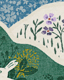 Flower Fields Teal Multicolour Rug - 200x290 - Machine Washable Area Rug - Kid & Pet Friendly - Indoor Rugs - Ruggable - thumbnail 2
