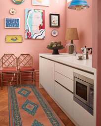 Sunset Bazaar Tropic Coral Flatwoven Rug by Matthew Williamson - 120x185 - Machine Washable Area Rug - Kid & Pet Friendly - Indoor Rugs - Ruggable - thumbnail 2
