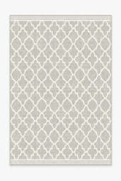 Varia Trellis Stone Outdoor Rug Beige - 185x275 - Machine Washable Area Rug - Kid & Pet Friendly - Indoor Rugs - Ruggable