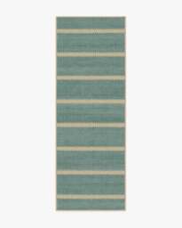 Malibu Blue Re-Jute Rug by Gray Malin - 75x215 - Machine Washable Area Rug - Kid & Pet Friendly - Indoor Rugs - Ruggable - thumbnail 1