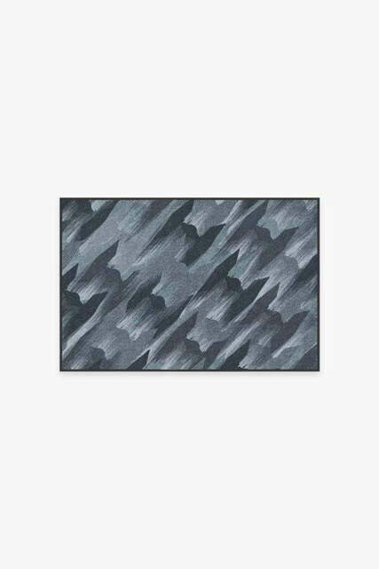 TIE Fighter Houndstooth Blue Rug - 60x90 - Machine Washable Area Rug - Kid & Pet Friendly - Indoor Rugs - Ruggable - image 1