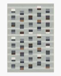 Pezzo Grey Rug - 185x275 - Machine Washable Area Rug - Kid & Pet Friendly - Indoor Rugs - Ruggable - thumbnail 1