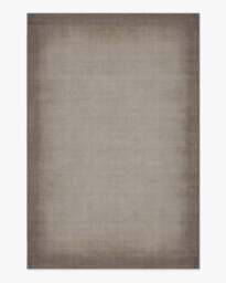 Aura Ombre Solid Ash Grey Rug - 185x275 - Machine Washable Area Rug - Kid & Pet Friendly - Indoor Rugs - Ruggable - thumbnail 1