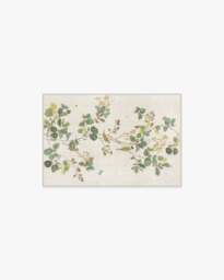Woodland Chorus Fawn Flatwoven Rug by Sanderson Green - 60x90 - Machine Washable Area Rug - Kid & Pet Friendly - Indoor Rugs - Ruggable - thumbnail 1