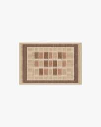 Agnes Warm Brown Flatwoven Rug - 60x90 - Machine Washable Area Rug - Kid & Pet Friendly - Indoor Rugs - Ruggable - thumbnail 1