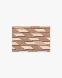 Tess Warm Brown Flatwoven Rug - 60x90 - Machine Washable Area Rug - Kid & Pet Friendly - Indoor Rugs - Ruggable - thumbnail 1