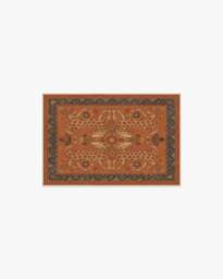 Eartha Terracotta Flatwoven Rug by Justina Blakeney - 60x90 - Machine Washable Area Rug - Kid & Pet Friendly - Indoor Rugs - Ruggable - thumbnail 1