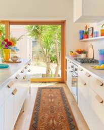 Eartha Terracotta Flatwoven Rug by Justina Blakeney - 60x90 - Machine Washable Area Rug - Kid & Pet Friendly - Indoor Rugs - Ruggable - thumbnail 2