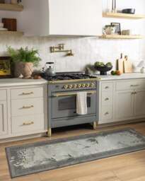 Wren Charcoal & Opal Flatwoven Rug - 200x290 - Machine Washable Area Rug - Kid & Pet Friendly - Indoor Rugs - Ruggable - thumbnail 2