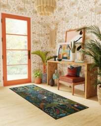 Josephine Midnight Flatwoven Rug by Justina Blakeney - 60x90 - Machine Washable Area Rug - Kid & Pet Friendly - Indoor Rugs - Ruggable - thumbnail 2