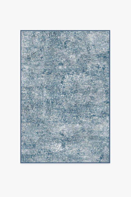 Serenata Slate Blue Rug - 120x185 - Machine Washable Area Rug - Kid & Pet Friendly - Indoor Rugs - Ruggable - image 1