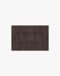 Shira Bordeaux Flatwoven Rug Brown - 60x90 - Machine Washable Area Rug - Kid & Pet Friendly - Indoor Rugs - Ruggable - thumbnail 1