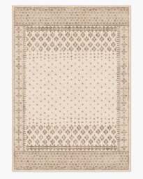 Fernanda Cream Rug Beige - 305x425 - Machine Washable Area Rug - Kid & Pet Friendly - Indoor Rugs - Ruggable