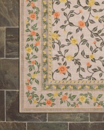 Della Yellow & Orange Outdoor Rug - 75x215 - Machine Washable Area Rug - Kid & Pet Friendly - Indoor Rugs - Ruggable - thumbnail 4