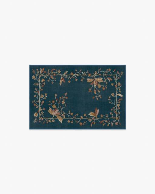 Daphne Blue Rug - 60x90 - Machine Washable Area Rug - Kid & Pet Friendly - Indoor Rugs - Ruggable - image 1