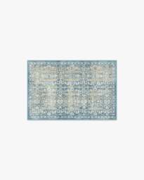 Sierra Blue Rug - 60x90 - Machine Washable Area Rug - Kid & Pet Friendly - Indoor Rugs - Ruggable - thumbnail 1