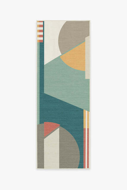 Forma Multicolour Outdoor Rug Brown - 75x215 - Machine Washable Area Rug - Kid & Pet Friendly - Outdoor Rugs - Ruggable - image 1