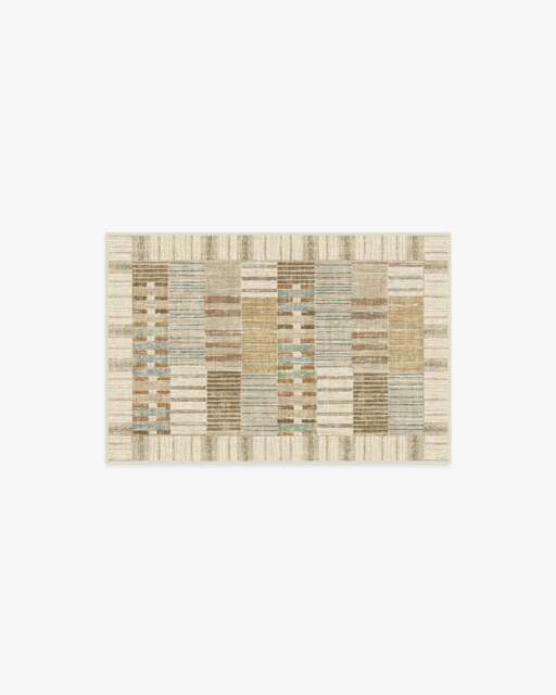 Selene Neutral Multicolour Rug by Architectural Digest - 60x90 - Machine Washable Area Rug - Kid & Pet Friendly - Indoor Rugs - Ruggable - image 1