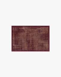 Linear Oasis Rust Red Flatwoven Rug - 60x90 - Machine Washable Area Rug - Kid & Pet Friendly - Indoor Rugs - Ruggable - thumbnail 1