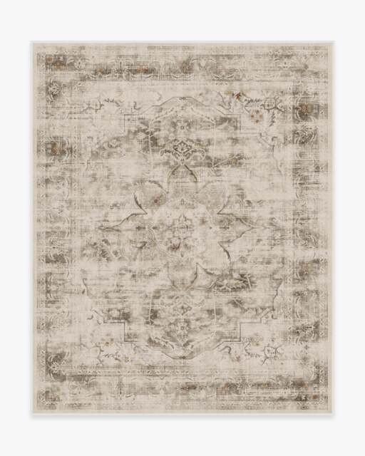 Sarrah Hazel Flatwoven Rug Brown - 245x305 - Machine Washable Area Rug - Kid & Pet Friendly - Indoor Rugs - Ruggable - image 1