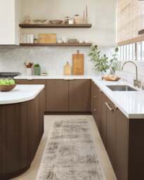 Sarrah Hazel Flatwoven Rug Brown - 245x305 - Machine Washable Area Rug - Kid & Pet Friendly - Indoor Rugs - Ruggable - thumbnail 2
