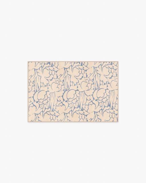 Corrine Cream & Slate Blue Flatwoven Rug - 60x90 - Machine Washable Area Rug - Kid & Pet Friendly - Indoor Rugs - Ruggable - image 1