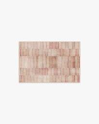 Shadow Stripe Terracotta Flatwoven Rug - 60x90 - Machine Washable Area Rug - Kid & Pet Friendly - Indoor Rugs - Ruggable - thumbnail 1